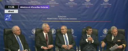 Conferinta de presa la MAE, Foto: Captura Digi 24