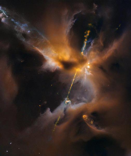 Lightsaber cosmic in Calea Lactee, Foto: NASA/ESA