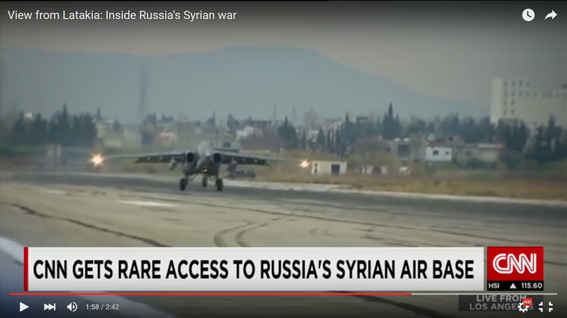 Prima data cand jurnalisti occidentali ajung la baza aeriana ruseasca din Syria, Foto: Captura YouTube