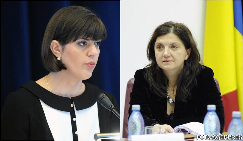 Laura Codruta Kovesi si Raluca Pruna, Foto: Agerpres