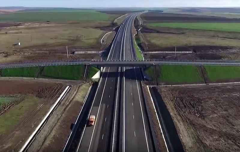 Autostrada Timisoara - Lugoj Lot 2 in ziua deschiderii, Foto: Captura YouTube