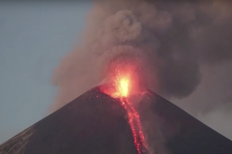 Vulcanul Momotombo a erupt dupa 110 ani, Foto: Captura YouTube