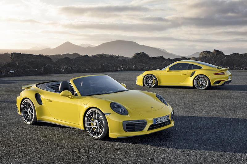 Porsche 911 Turbo S Convertible Facelift si Porsche 911 Turbo S Coupe Facelift, Foto: Porsche