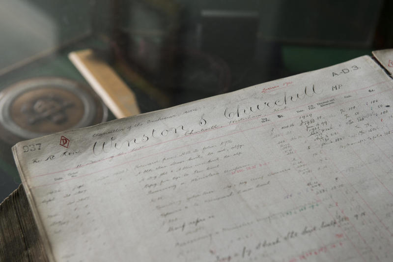 Winston Churchill, in registrul atelierului Poole, Foto: henrypoole.com