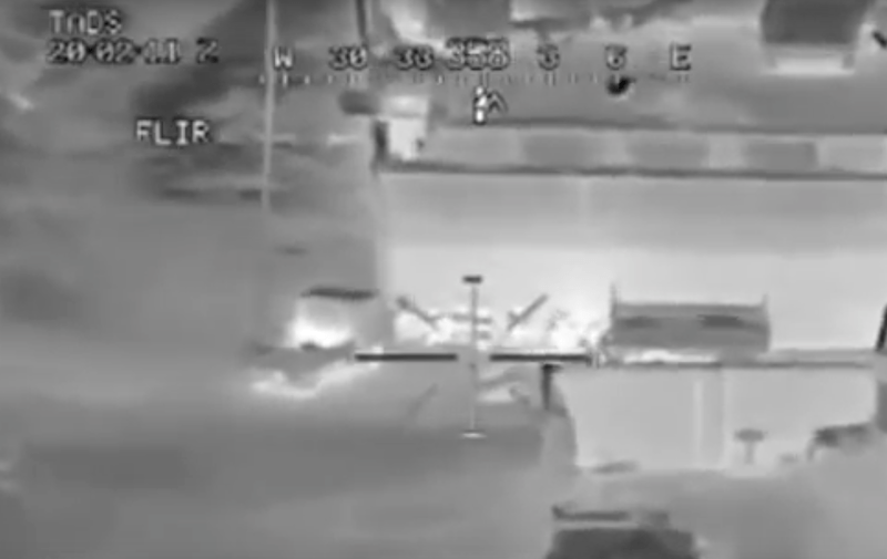 Lovitura aeriana americana in Siria, Foto: Captura YouTube