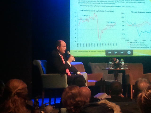 Ionut Dumitru, in timpul prezentarii de marti, Foto: Hotnews