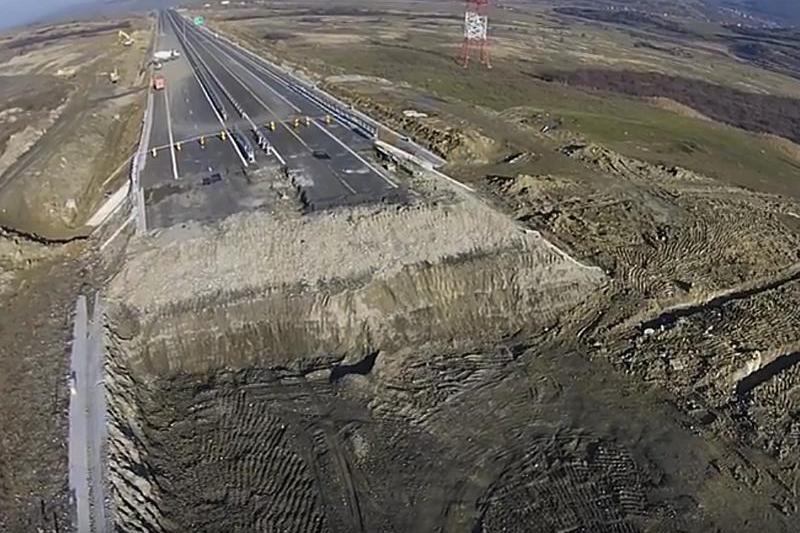 Autostrada Sibiu - Orastie, portiunea demolata, Foto: Construim Romania