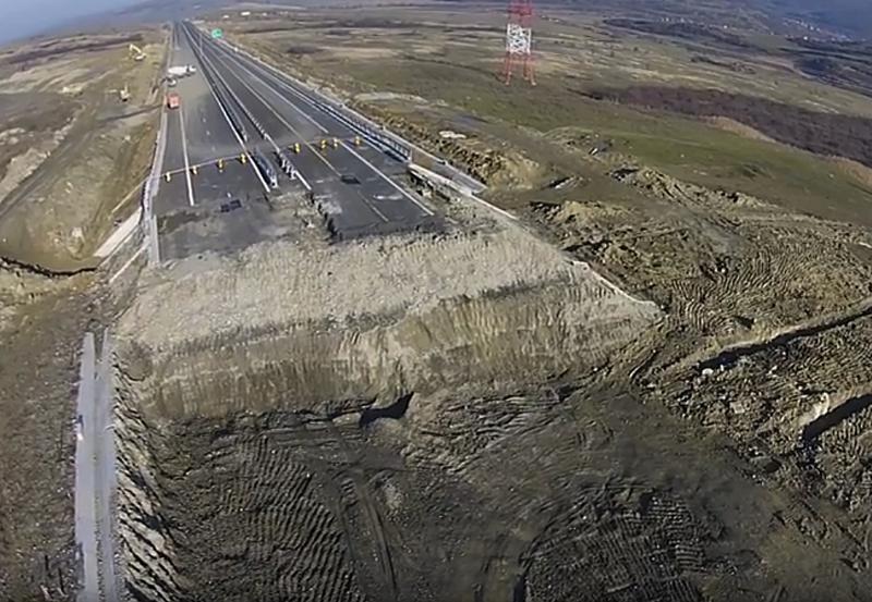 Autostrada Sibiu - Orastie, portiunea demolata, Foto: Construim Romania