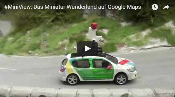 Miniatur Wunderland din perspectiva Google Street View, Foto: captura ecran