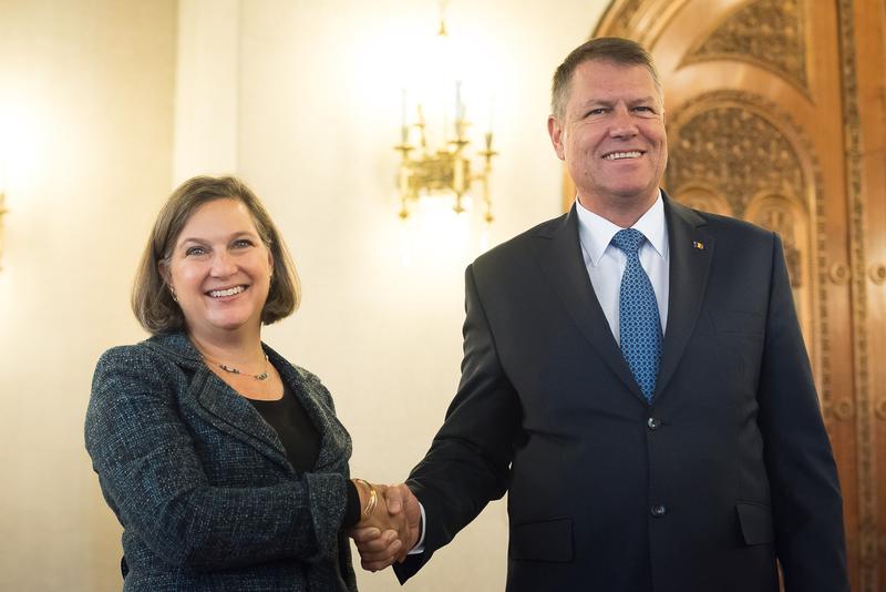 Victoria Nuland si Klaus Iohannis, Foto: Presidency.ro