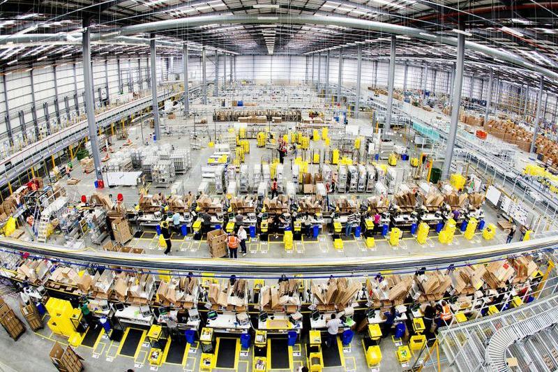 Un centru de distributie Amazon, Foto: Amazon