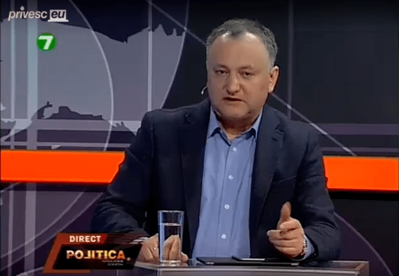 Igor Dodon l-a injurat in direct pe Andrian Candu, Foto: Privesc.eu
