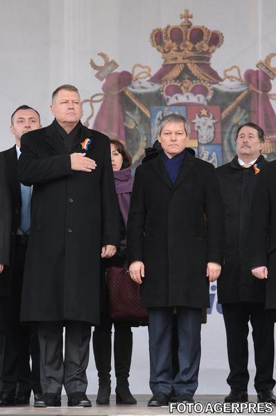 Klaus Iohannis si Dacian Ciolos, la Iasi, Foto: Agerpres
