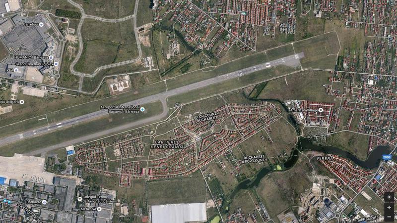 Aeroportul Baneasa, Foto: Google Maps