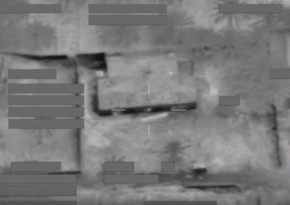 Atac RAF asupra unui tinte ISIS, Foto: Captura MOD
