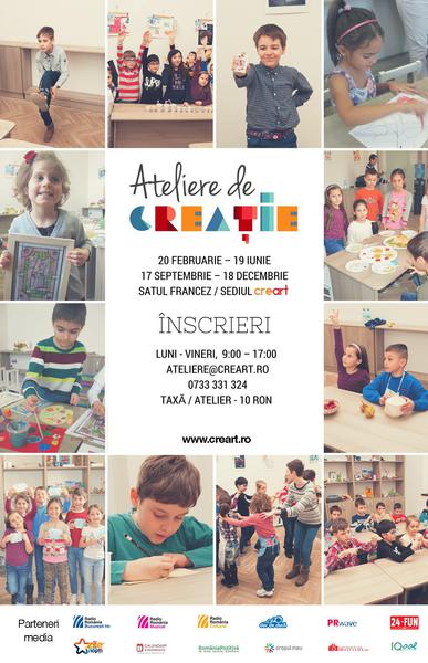Ateliere de creatie - Afis, Foto: Hotnews