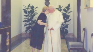 Papa Ioan Paul al II-lea si Anna-Teresa Tymieniecka , Foto: Captura YouTube