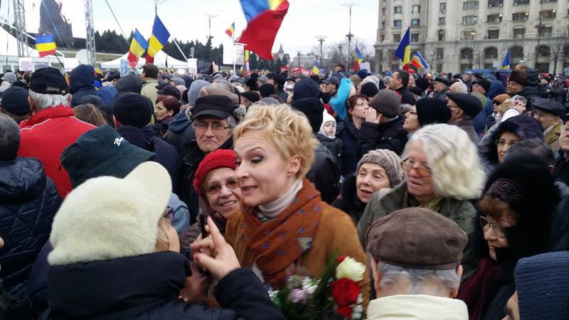 Miting sustinere Antena 3, Foto: Hotnews