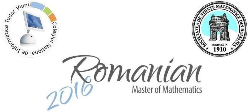 Romanian Master of Mathematics 2016, Foto: facebook.com/ssmr.ro