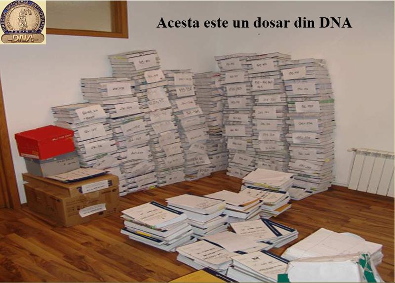 Cum arata un dosar din DNA, Foto: DNA