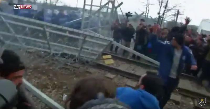 Imigranti de la granita cu Grecia, Foto: Captura YouTube