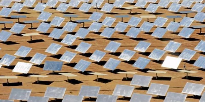 Uriasa centrala solara din Maroc, Foto: Captura YouTube