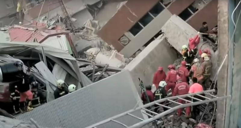Cutremur devastator in Taiwan, Foto: Captura YouTube