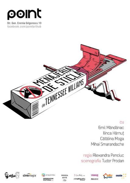 Menajeria de sticla, Foto: Afisul spectacolului