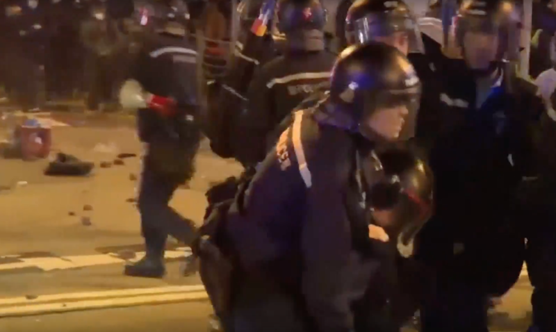 Confruntari de strada in Hong Kong, Foto: Captura YouTube