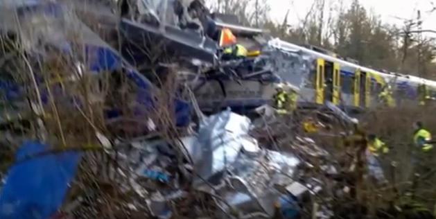 Imagine de la locul accidentului, Foto: Captura YouTube