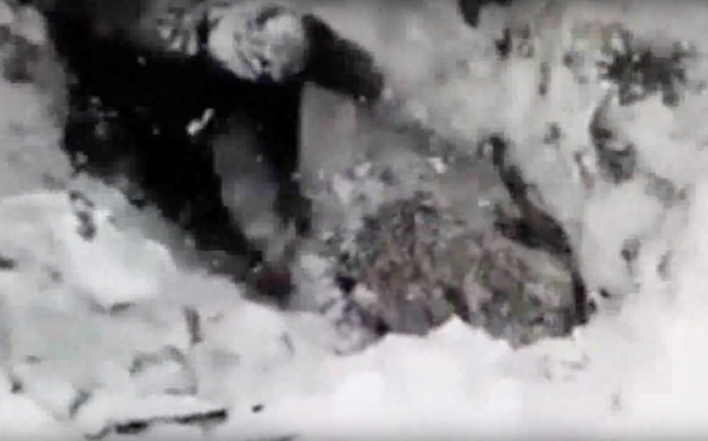 Soldat indian, gasit in viata sub zapada, Foto: Captura YouTube