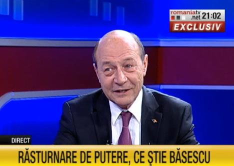 Traian Basescu la RTV (arhiva), Foto: romaniatv.net