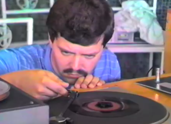 Dj Lupas in 1983, Foto: youtube.com