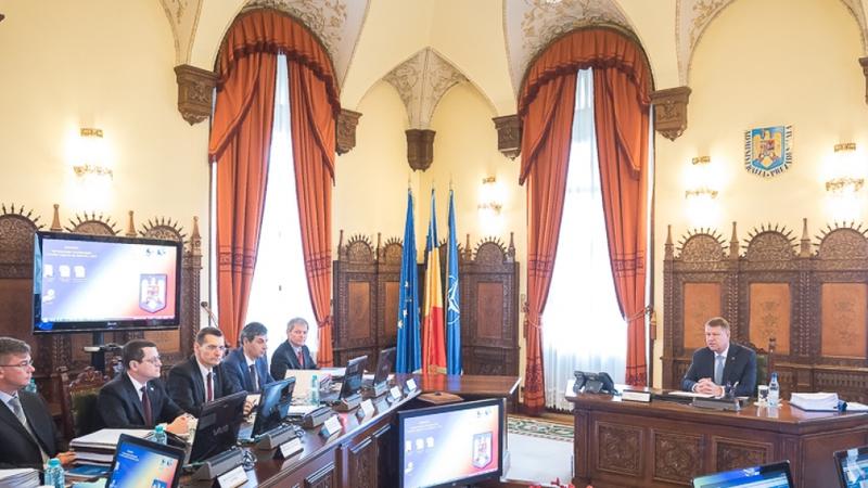 Sedinta CSAT, Foto: Administratia Prezidentiala