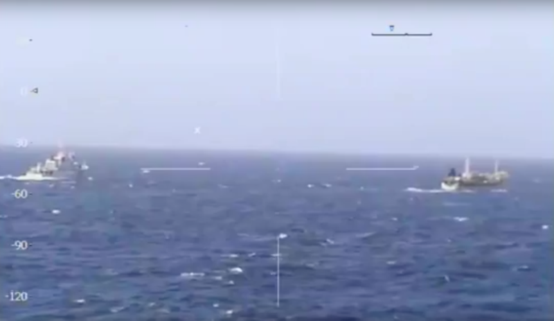 Nava chinezeasca, scufundata de Argentina, Foto: Captura YouTube