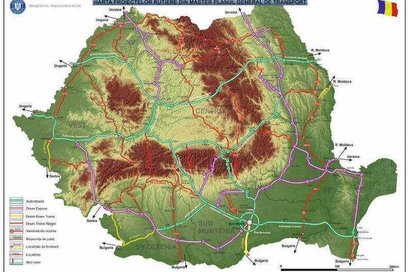 Proiectele rutiere din Master Plan, Foto: MT