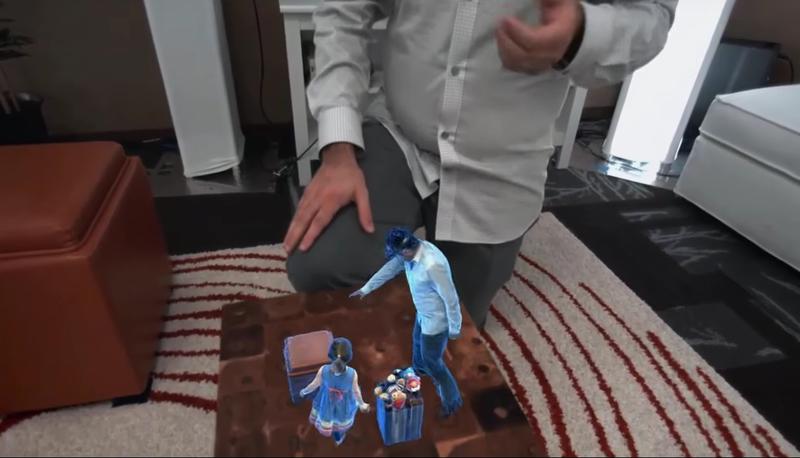 O noua demonstratie HoloLens, Foto: Captura YouTube