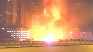 Incendiu in blocurile Ajman One, Foto: youtube.com