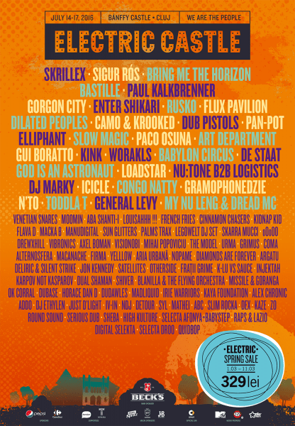 Afis Electric Castle 2016, Foto: Electric Castle