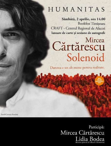 Mircea Cartarescu: Solenoid, Foto: Humanitas