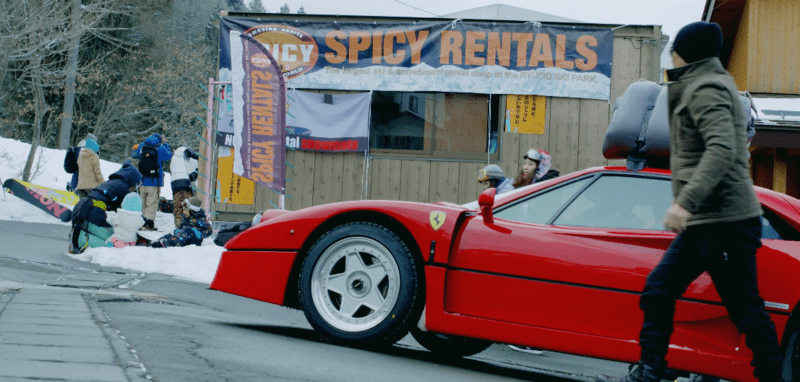 Takeshi Kimura si Ferrari F40, Foto: Captura YouTube