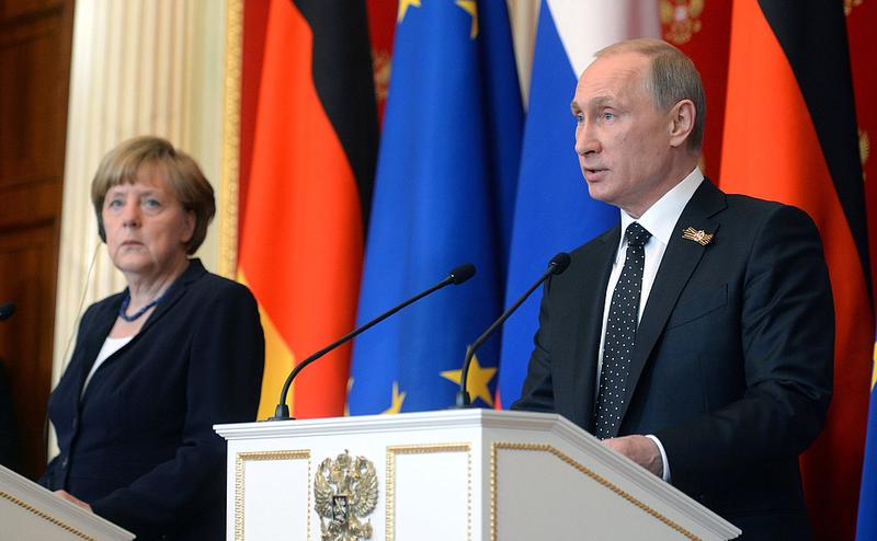 Vladimir Putin si Angela Merkel, Foto: kremlin.ru