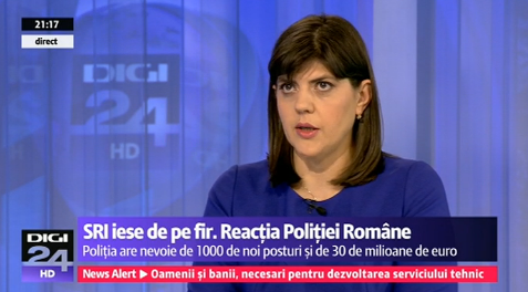 Laura Codruta Kovesi, Foto: Captura Digi 24