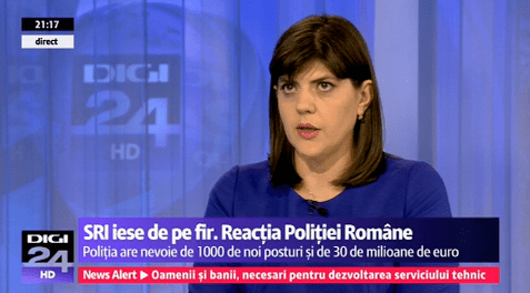 Laura Codruta Kovesi, Foto: Captura Digi 24
