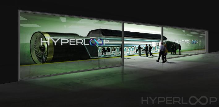 Sistemul de transport Hyperloop, Foto: captura ecran