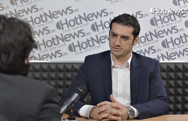 Catalin Homor in studioul HotNews.ro, Foto: Hotnews