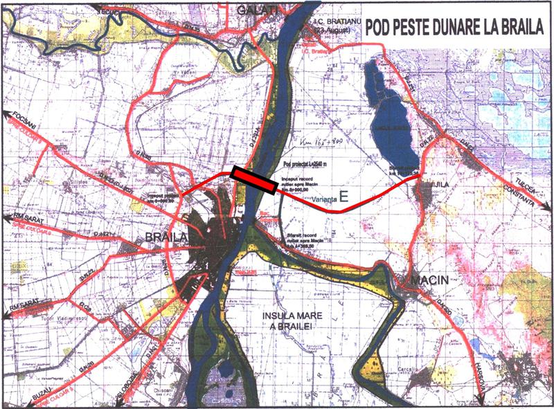 Podul peste Dunare de la Braila si drumul de legatura, Foto: Hotnews