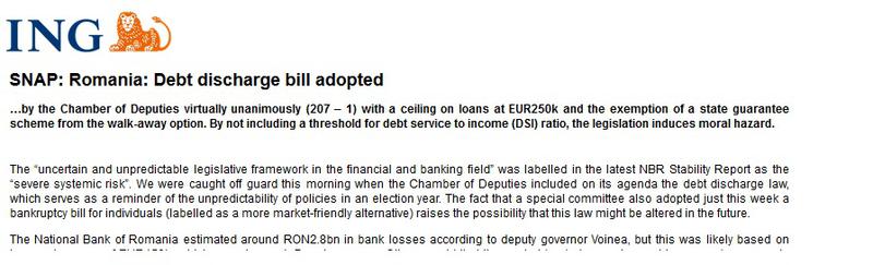 Probabilitatea ca darea in plata sa se aplice in forma votata miercuri este de 40 la suta, Foto: Hotnews