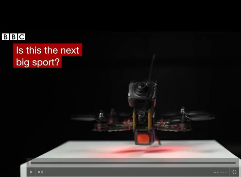 Cursa drone- Wembley, Foto: Captura BBC