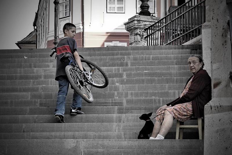 Cu bicicleta, Foto: Calin Crestin